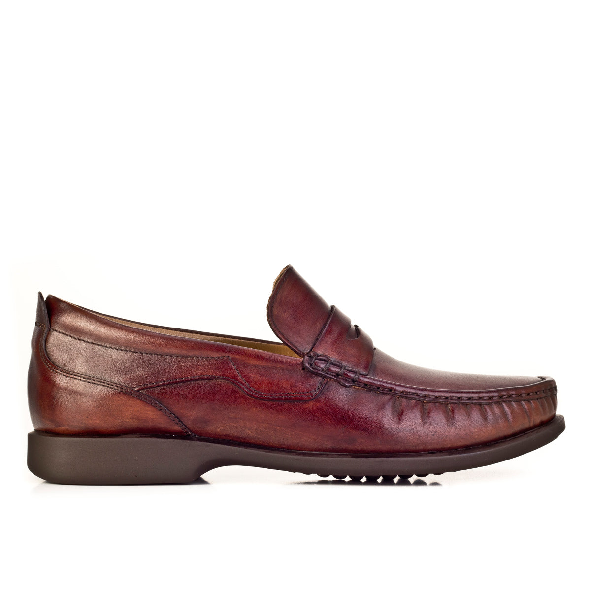 Cabani 121K284 Erkek %100 Hakiki Deri loafer & makosen Kahverengi