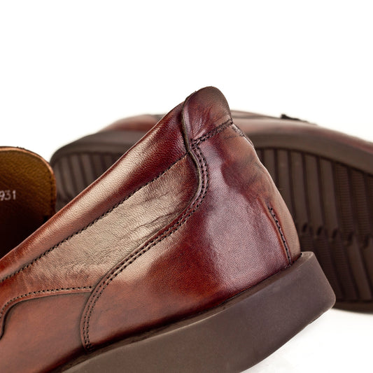 Cabani 121K284 Erkek %100 Hakiki Deri loafer & makosen Kahverengi