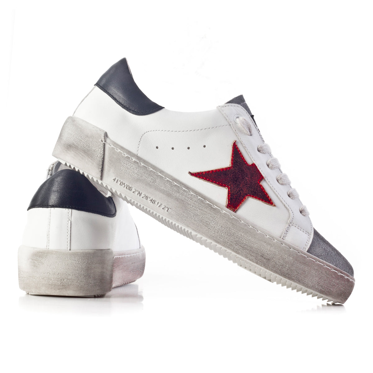 Cabani 212C1400 Kadın %100 Hakiki Deri sneaker &spor Mavi