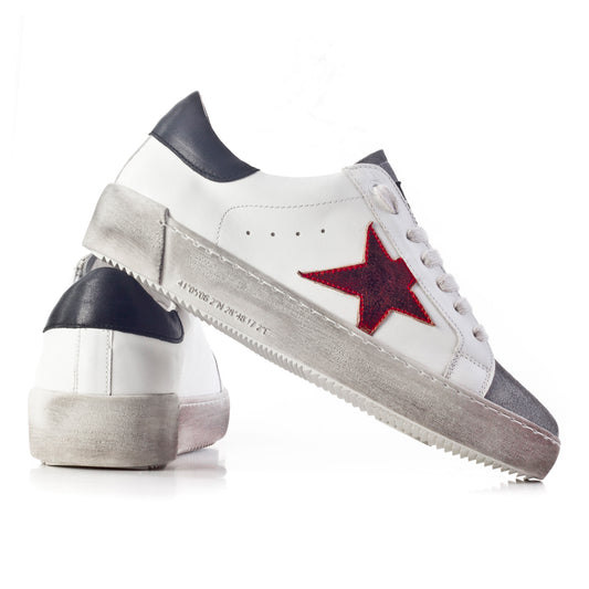 Cabani 212C1400 Kadın %100 Hakiki Deri sneaker &spor Mavi