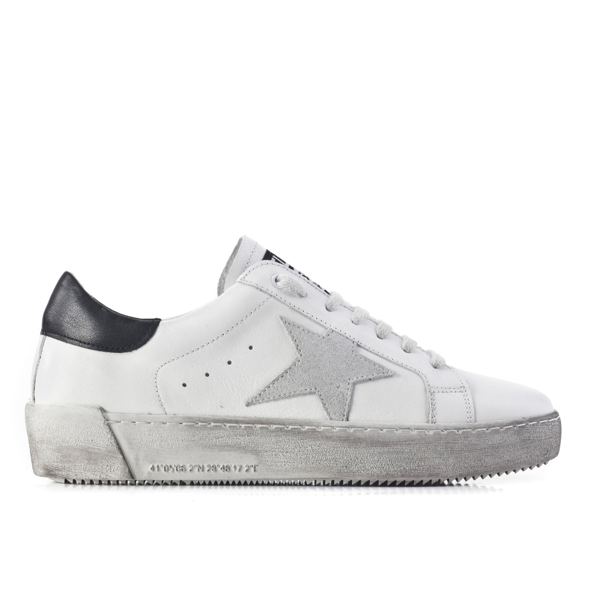 Cabani 212C1400 Kadın %100 Hakiki Deri sneaker &spor 753 Beyaz Deri - Beyaz Süet