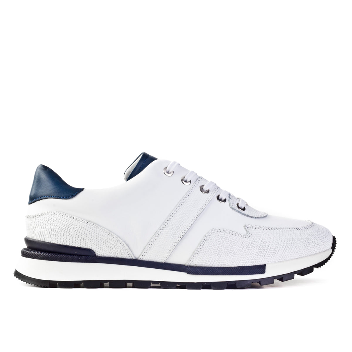 Cabani 460M1301 Erkek  sneaker &spor 201 Mavi Finisajlı - Beyaz Kırık Mavi