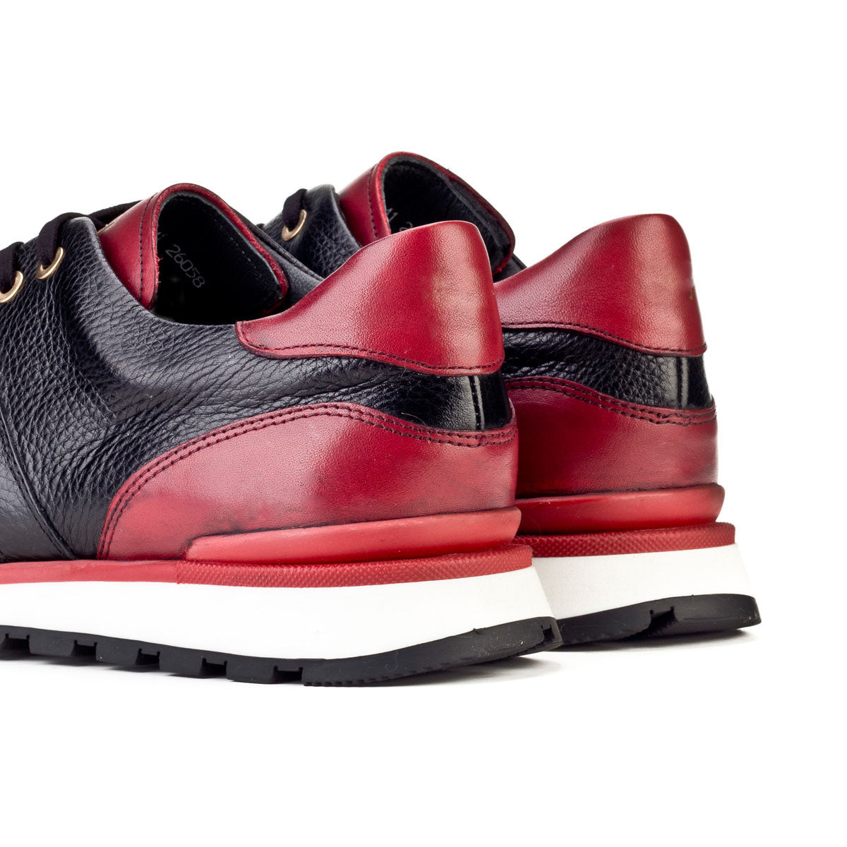 Cabani 460M1301 Erkek %100 Hakiki Deri sneaker &spor Siyah