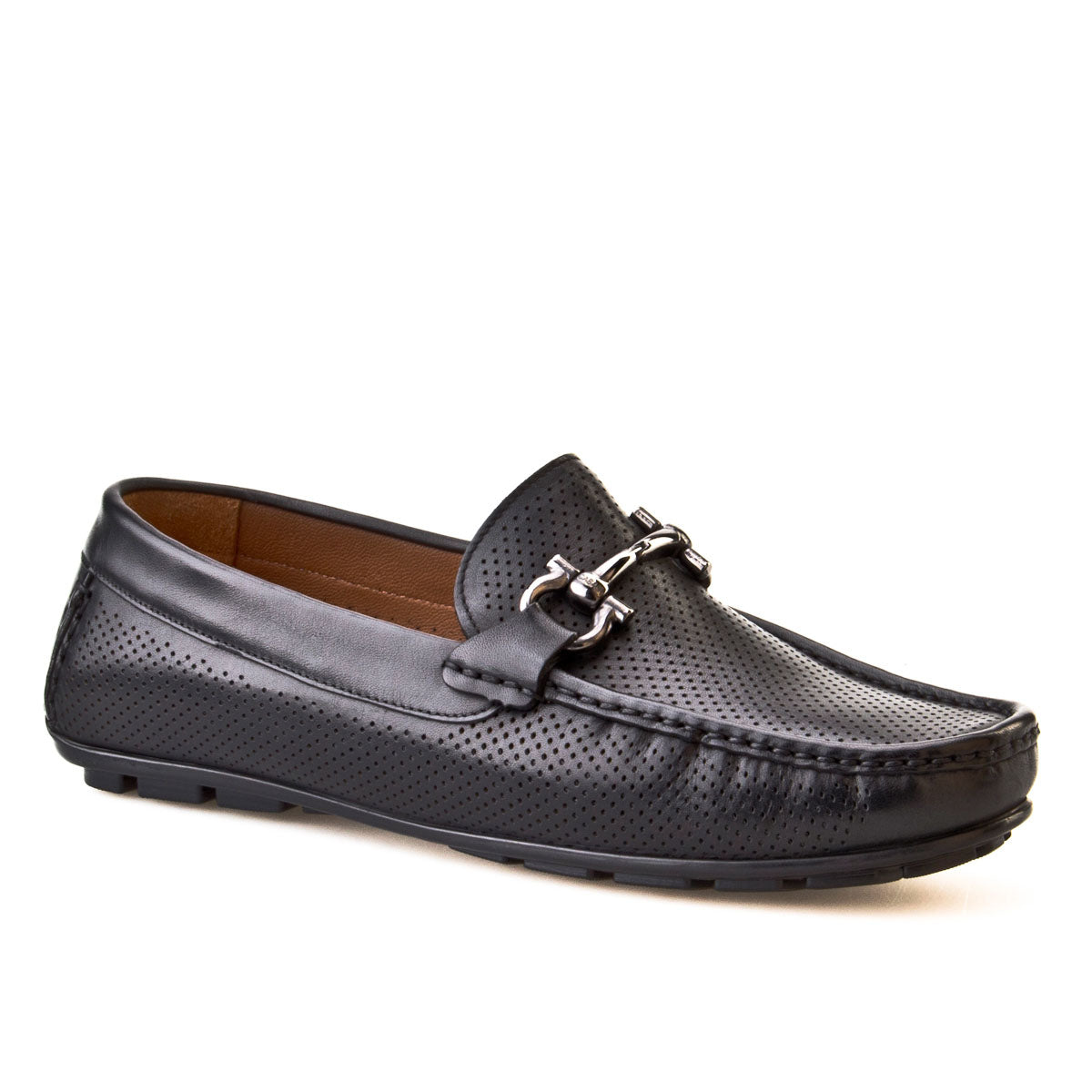 Cabani 010M823B Erkek %100 Hakiki Deri loafer & makosen Siyah