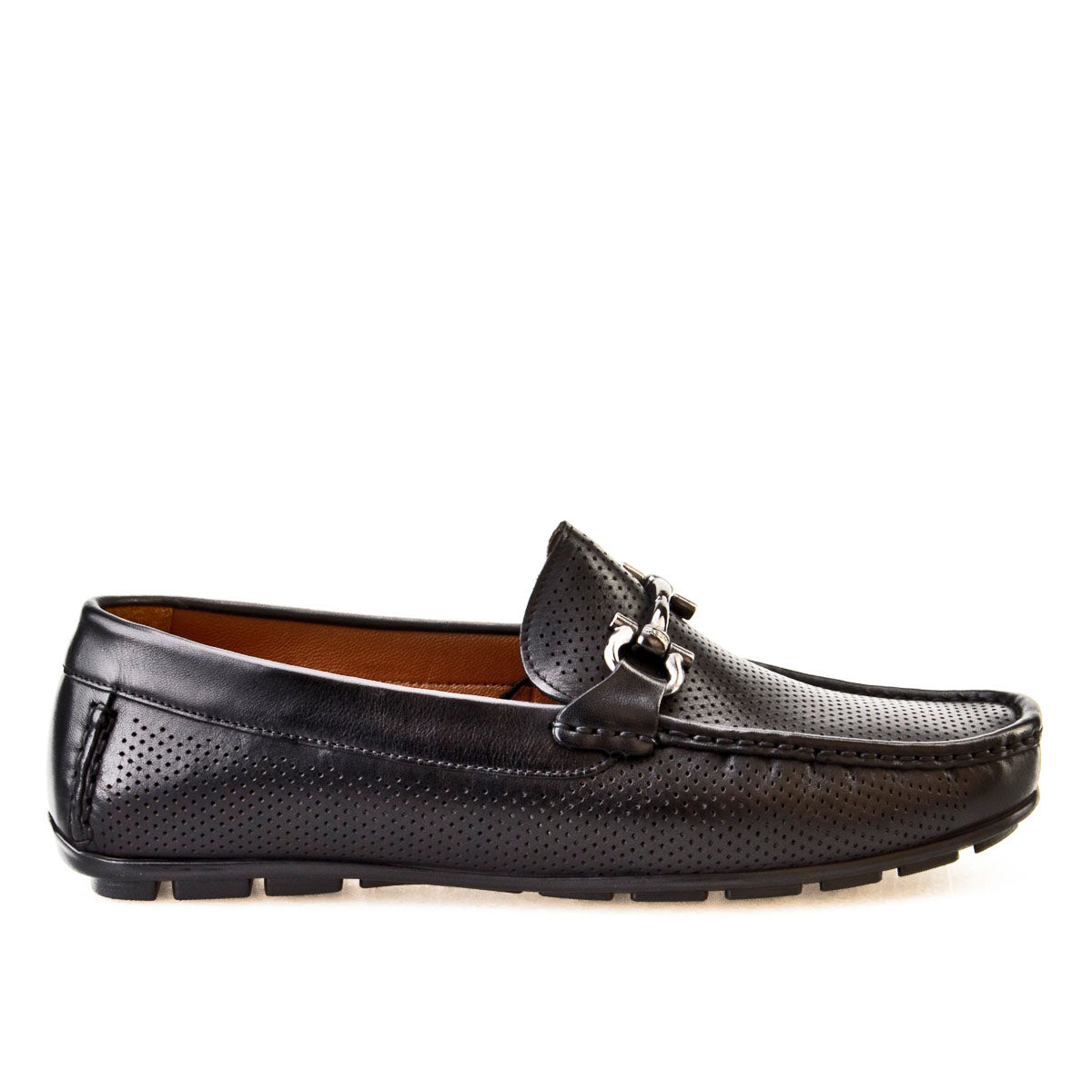 Cabani 010M823B Erkek %100 Hakiki Deri loafer & makosen Siyah