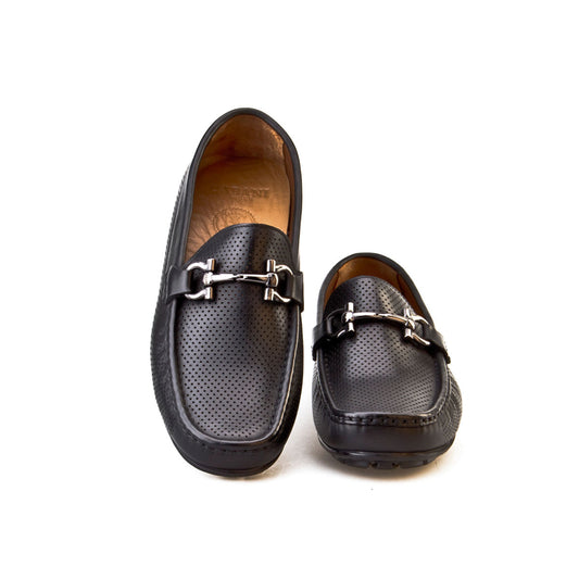Cabani 010M823B Erkek %100 Hakiki Deri loafer & makosen Siyah