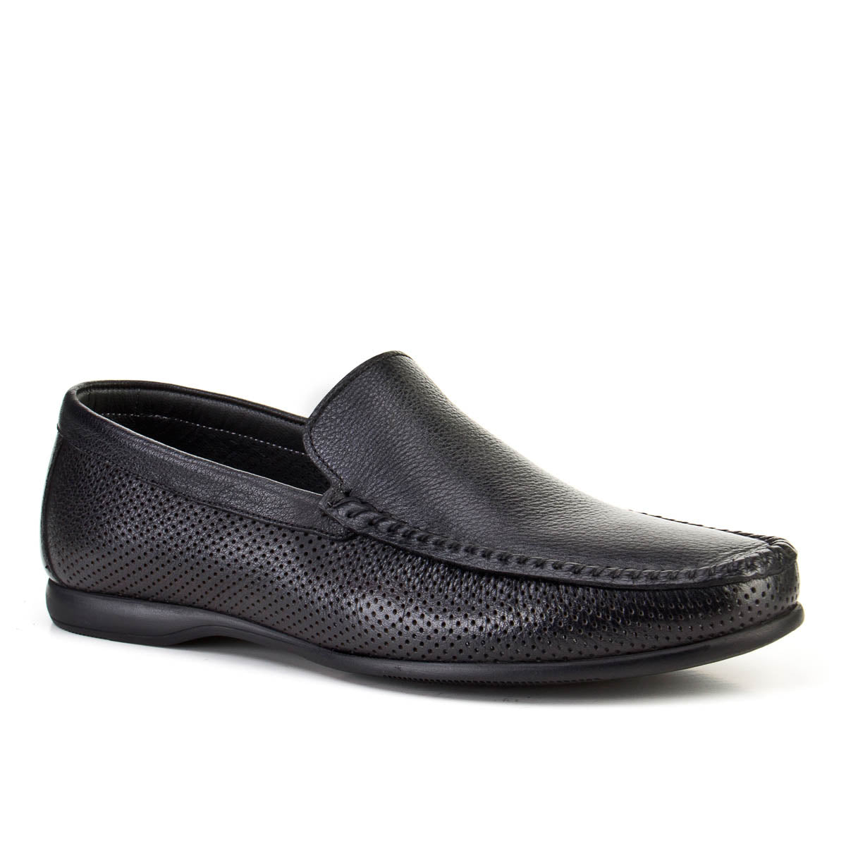 Cabani 167M058B Erkek %100 Hakiki Deri loafer & makosen Siyah