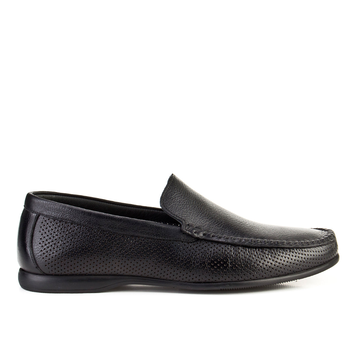 Cabani 167M058B Erkek %100 Hakiki Deri loafer & makosen Siyah