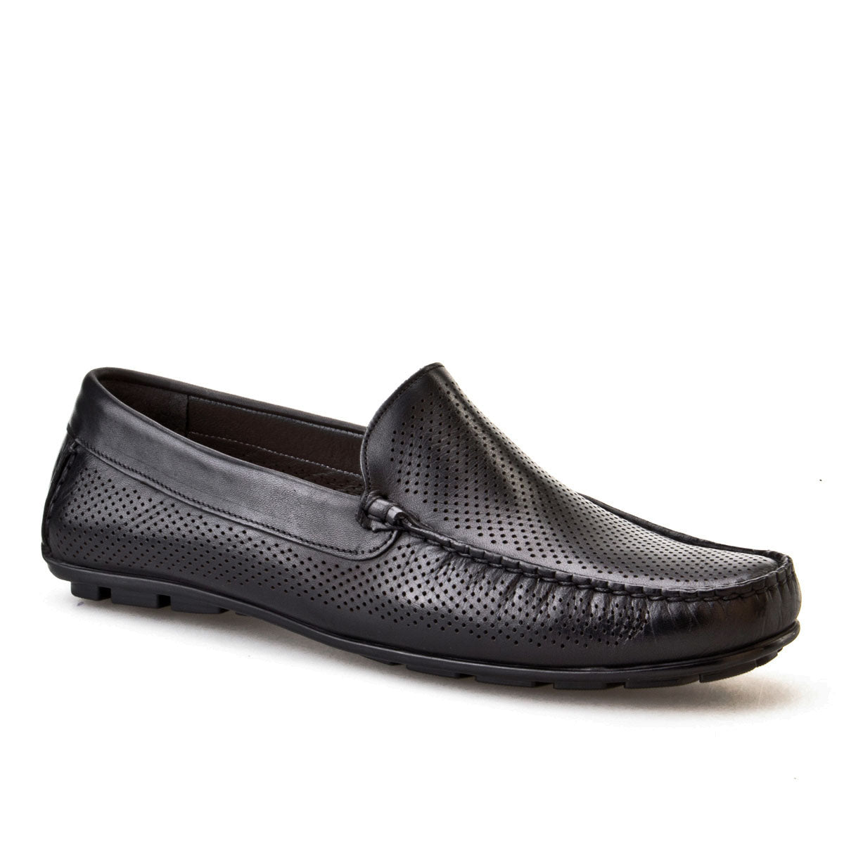 Cabani 010M150B Erkek %100 Hakiki Deri loafer & makosen Siyah