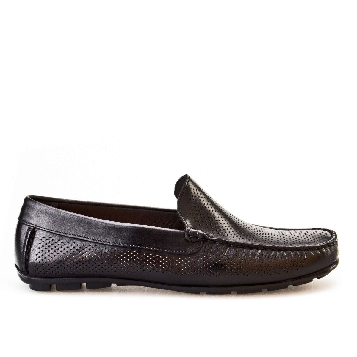 Cabani 010M150B Erkek %100 Hakiki Deri loafer & makosen Siyah