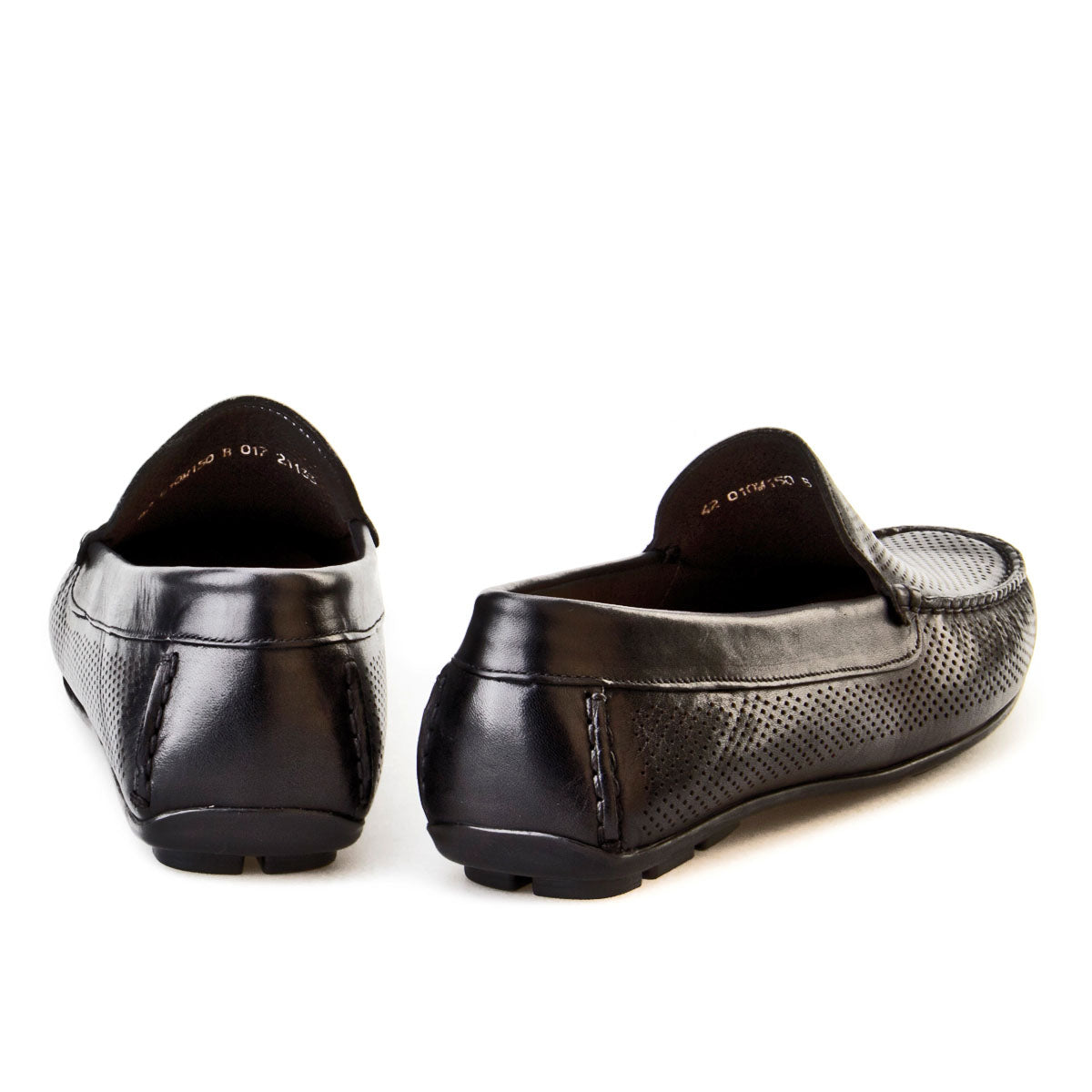 Cabani 010M150B Erkek %100 Hakiki Deri loafer & makosen Siyah