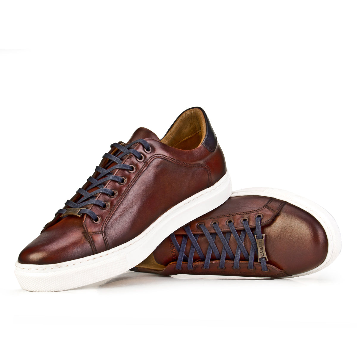 Cabani 312C100 Erkek %100 Hakiki Deri sneaker &spor 314 Kahve Antik