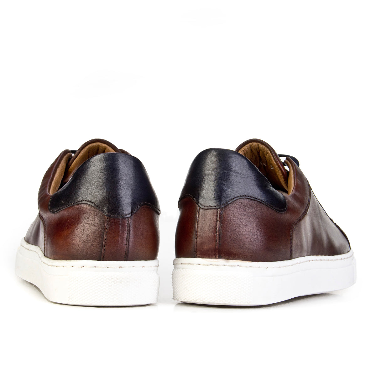 Cabani 312C100 Erkek %100 Hakiki Deri sneaker &spor 314 Kahve Antik