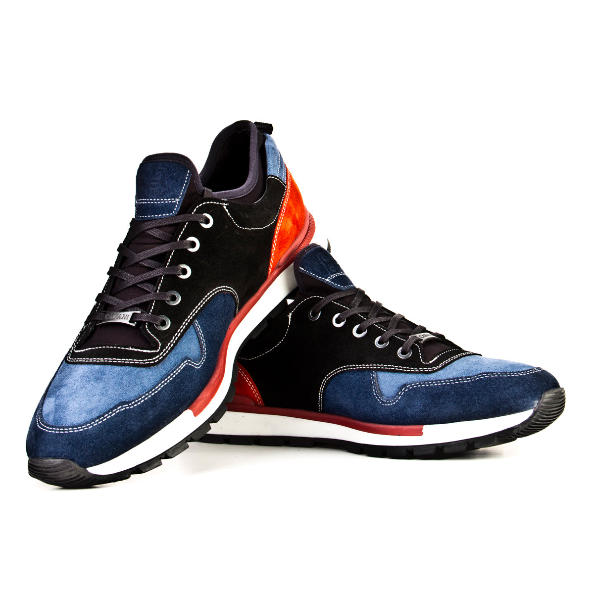 Cabani 460E1181 Erkek Rugan Hakiki Deri sneaker &spor Siyah