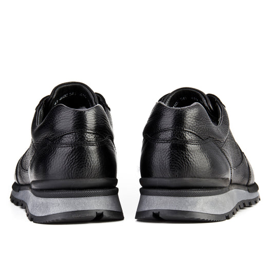 Cabani 460C548 Erkek %100 Hakiki Deri sneaker &spor Siyah