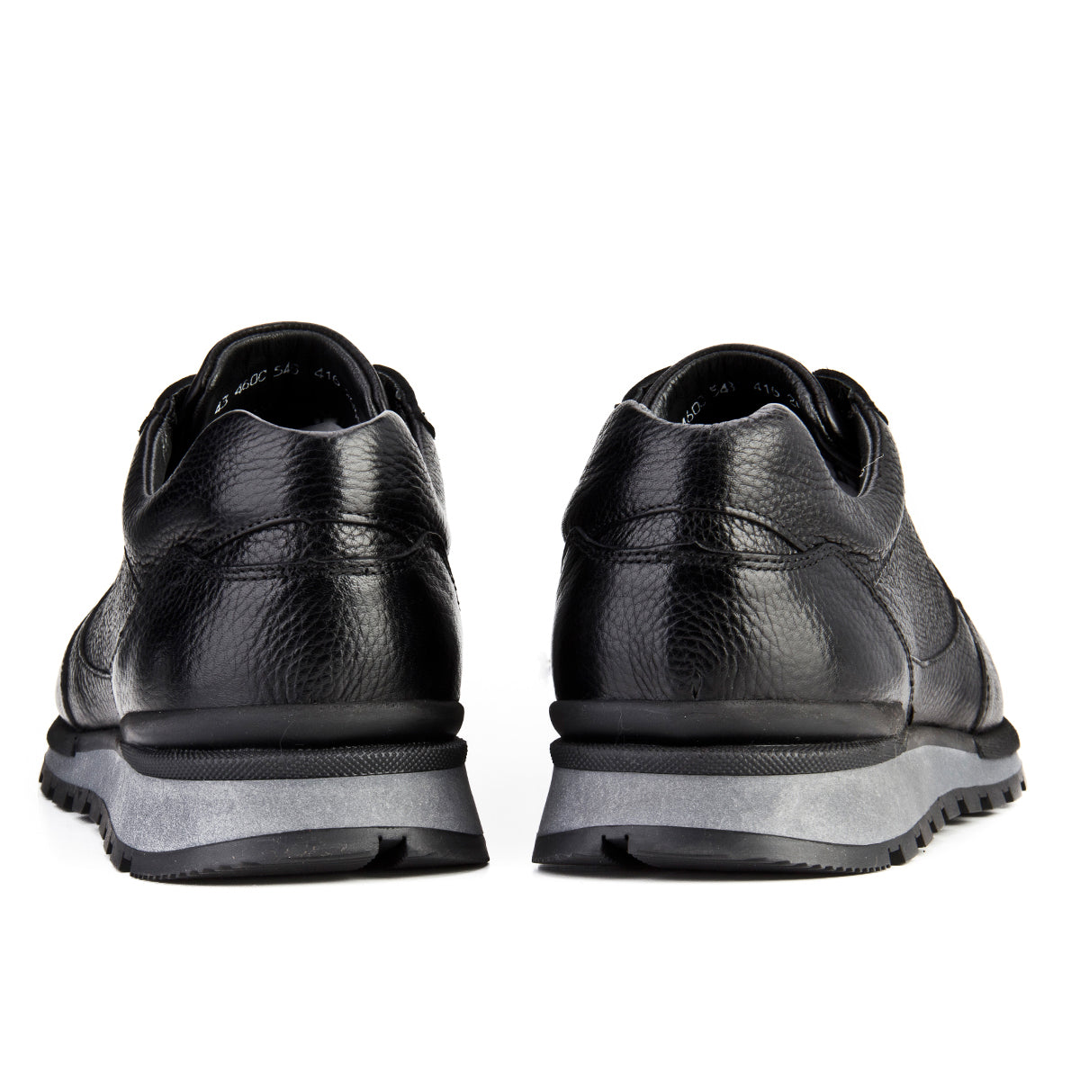 Cabani 460C548 Erkek %100 Hakiki Deri sneaker &spor 426 Siyah Kırma