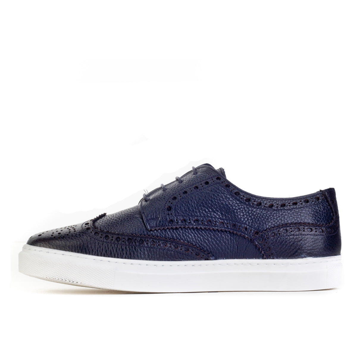 Cabani 312M1418 Erkek %100 Hakiki Deri sneaker &spor Lacivert