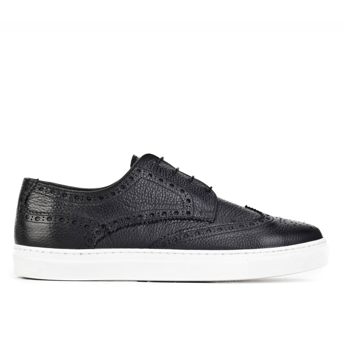 Cabani 312M1418 Erkek %100 Hakiki Deri sneaker &spor Siyah