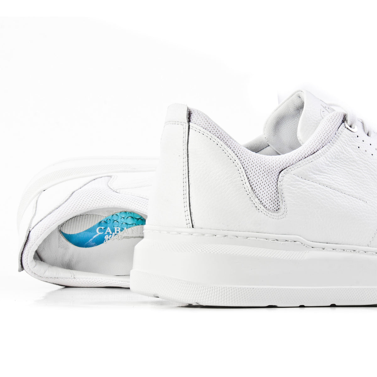 Cabani 184M1392 Erkek %100 Hakiki Deri sneaker &spor Beyaz