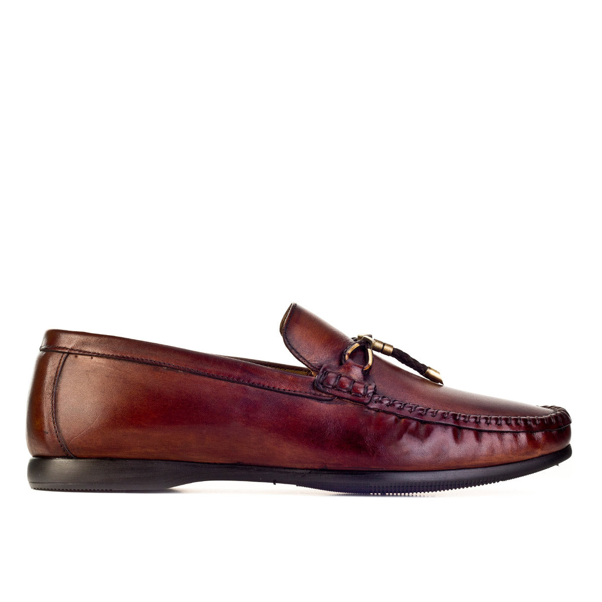 Cabani 167M1434 Erkek %100 Hakiki Deri loafer & makosen 691 Kahve Sannetta