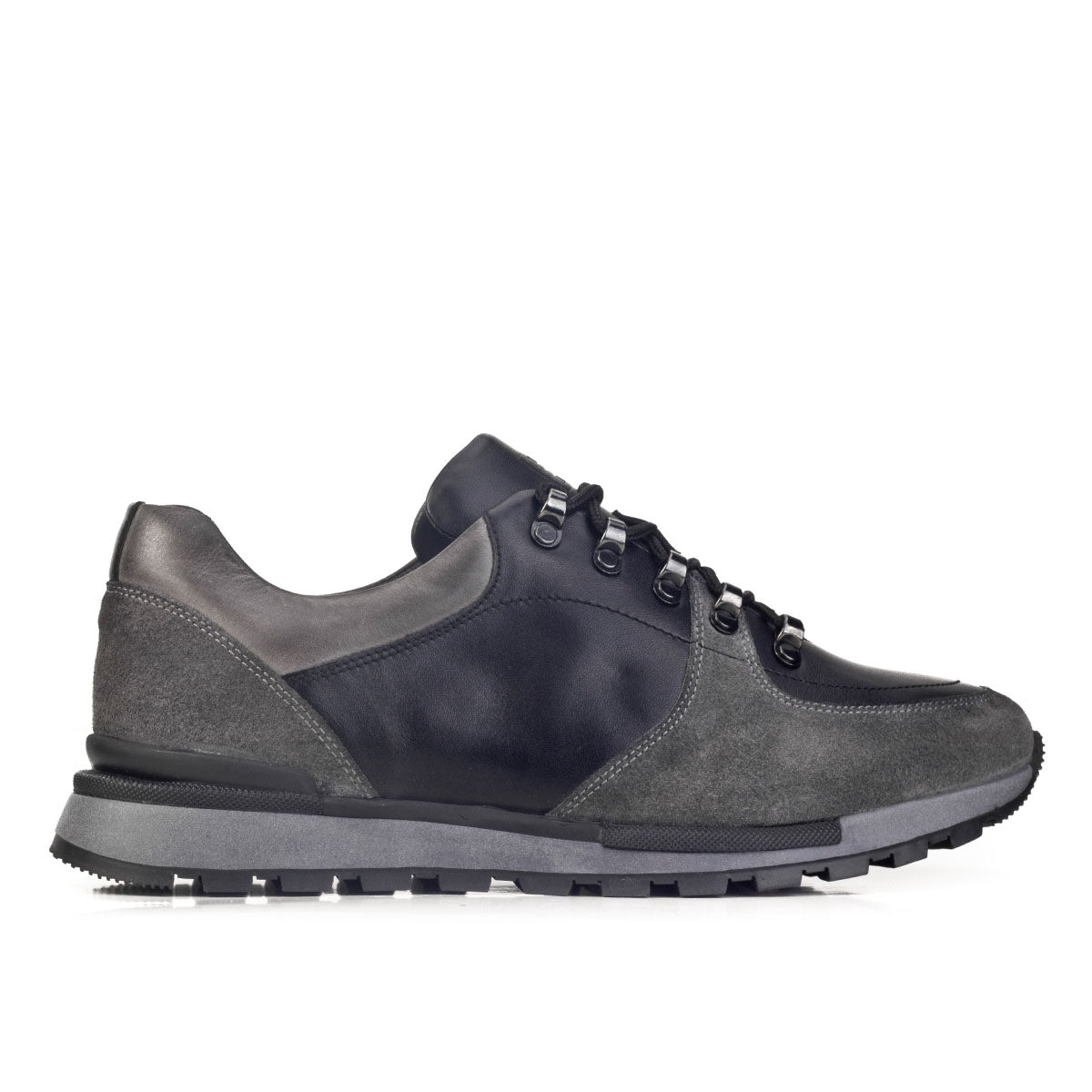 Cabani 460M1446 Erkek Süet Hakiki Deri sneaker &spor Füme