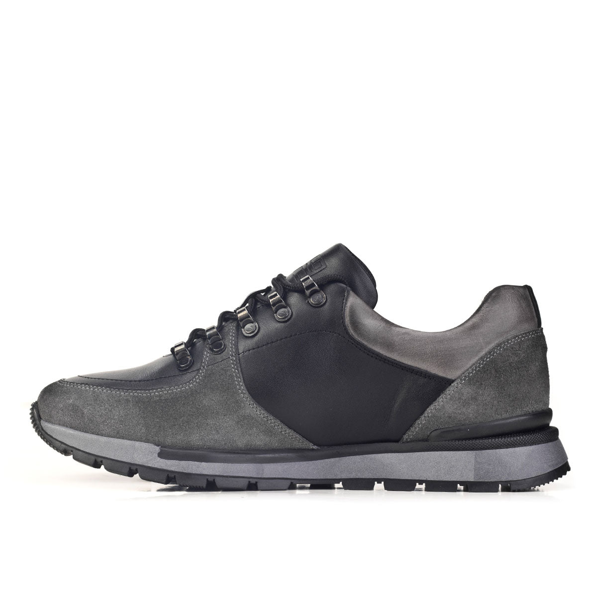 Cabani 460M1446 Erkek Süet Hakiki Deri sneaker &spor Füme