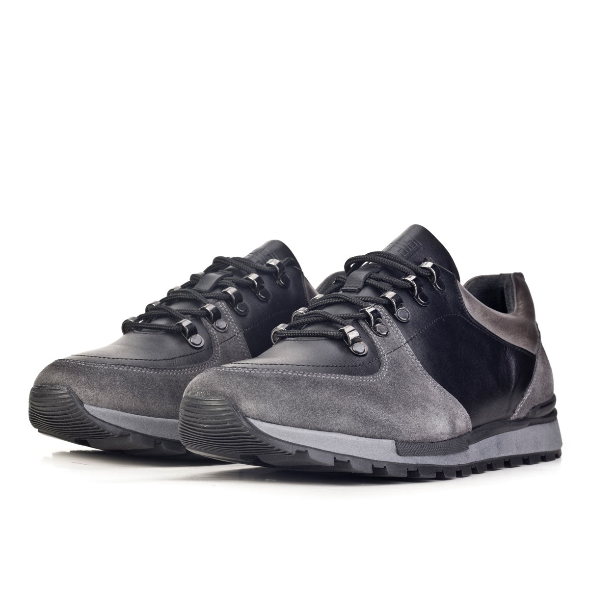 Cabani 460M1446 Erkek Süet Hakiki Deri sneaker &spor Füme