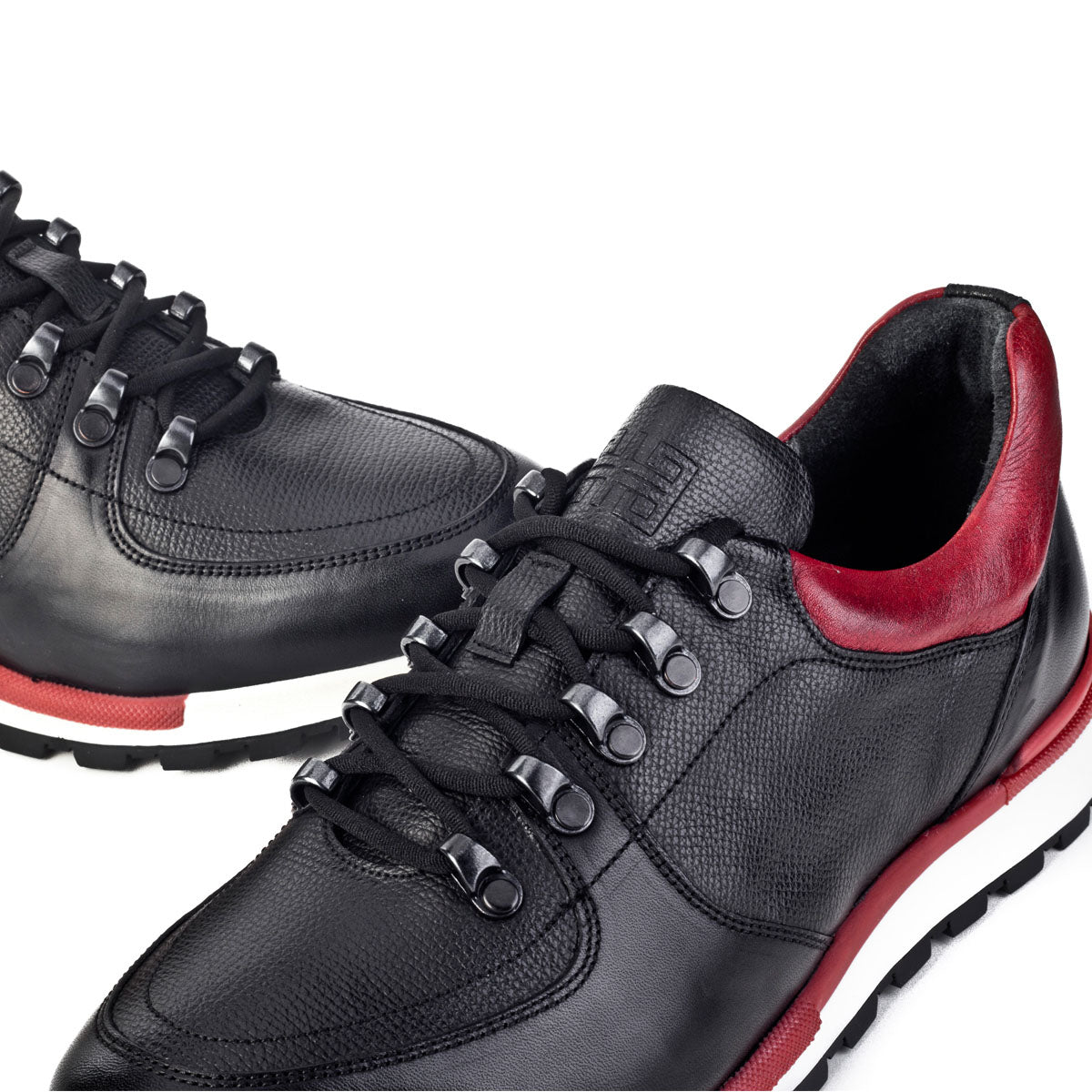 Cabani 460M1446 Erkek Süet Hakiki Deri sneaker &spor 176 Mavi Kamuflaj - Siyah - Mavi Süet - Sarı