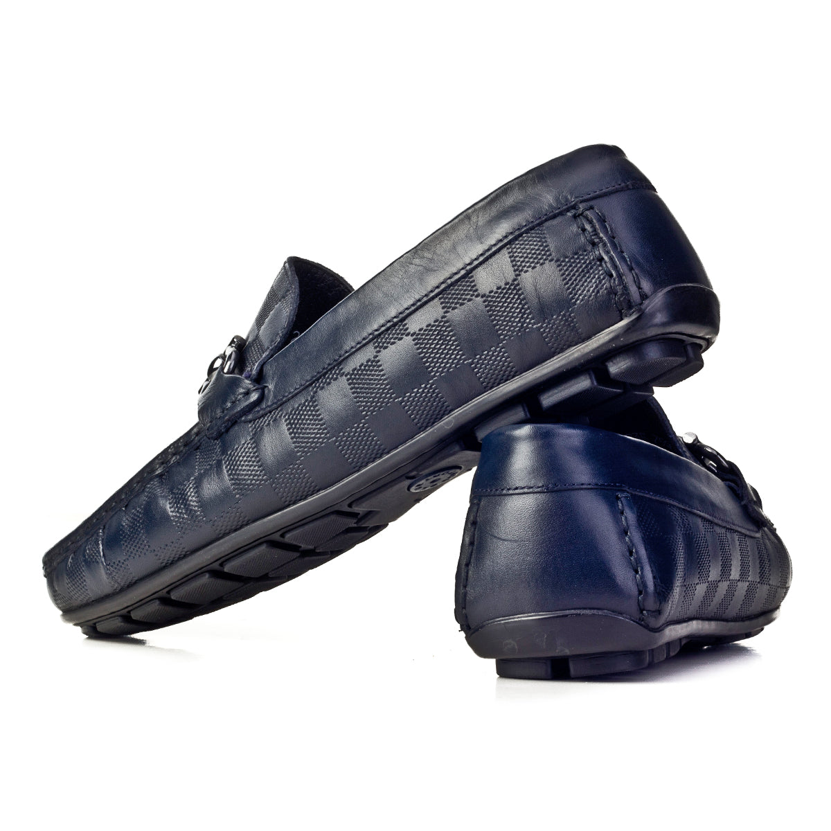 Cabani 010M823F Erkek %100 Hakiki Deri Loafer Ayakkabı Lacivert