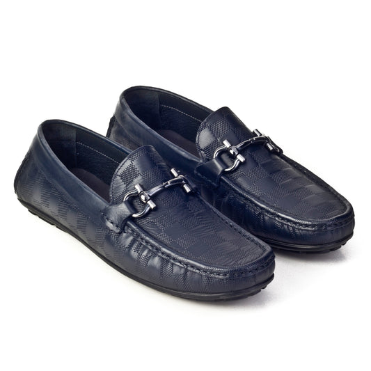 Cabani 010M823F Erkek %100 Hakiki Deri Loafer Ayakkabı 790 Lacivert Antik