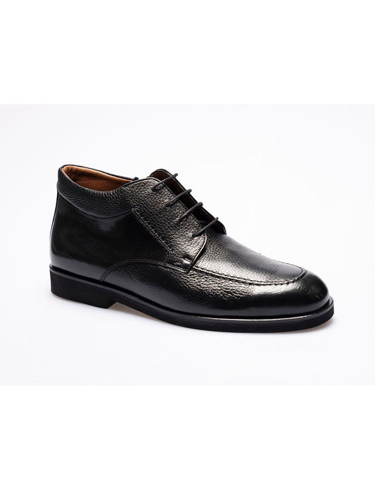 Men Black  Genuine Leather Classic Shoes