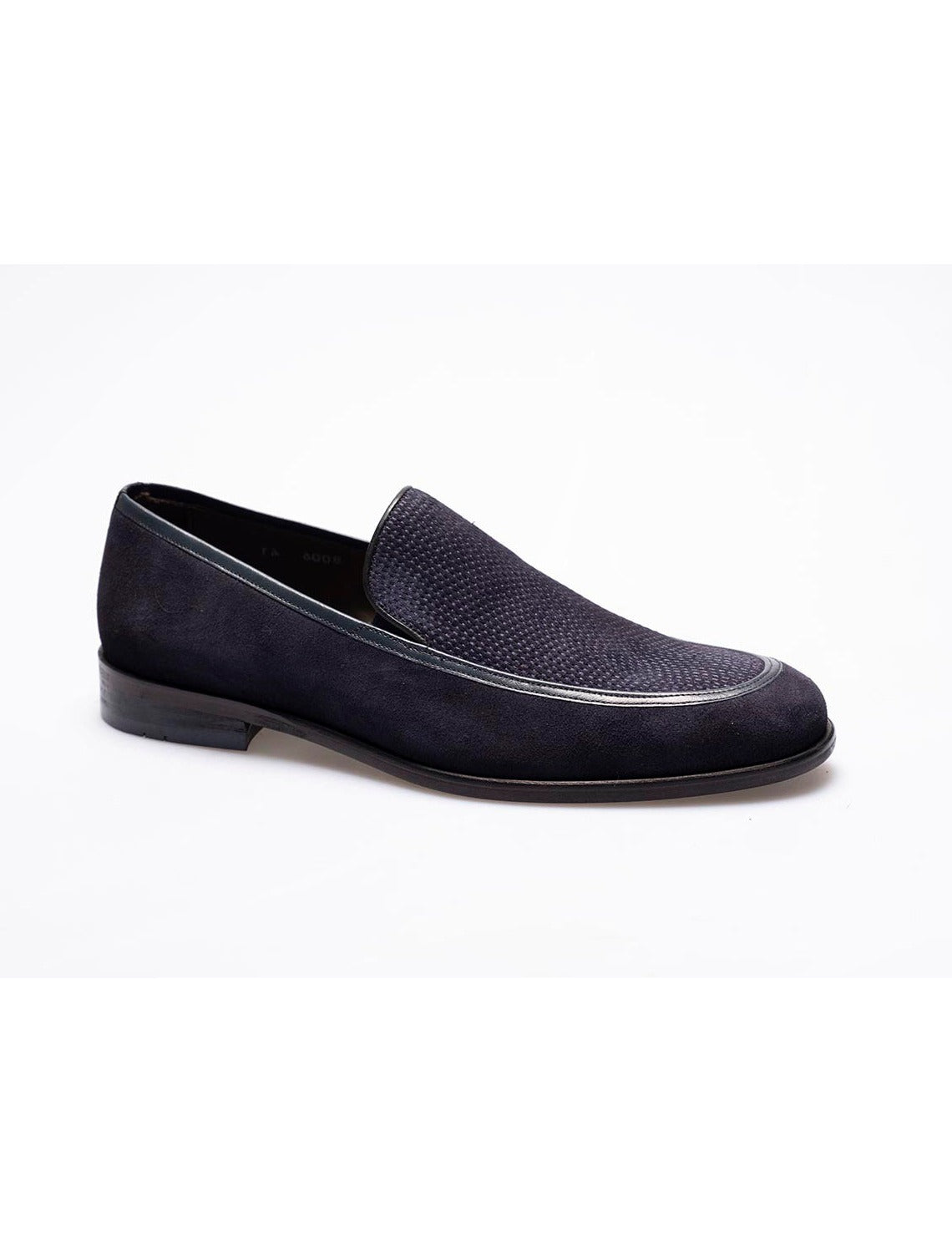Men Navy  Genuine Leather  Classic Shoes