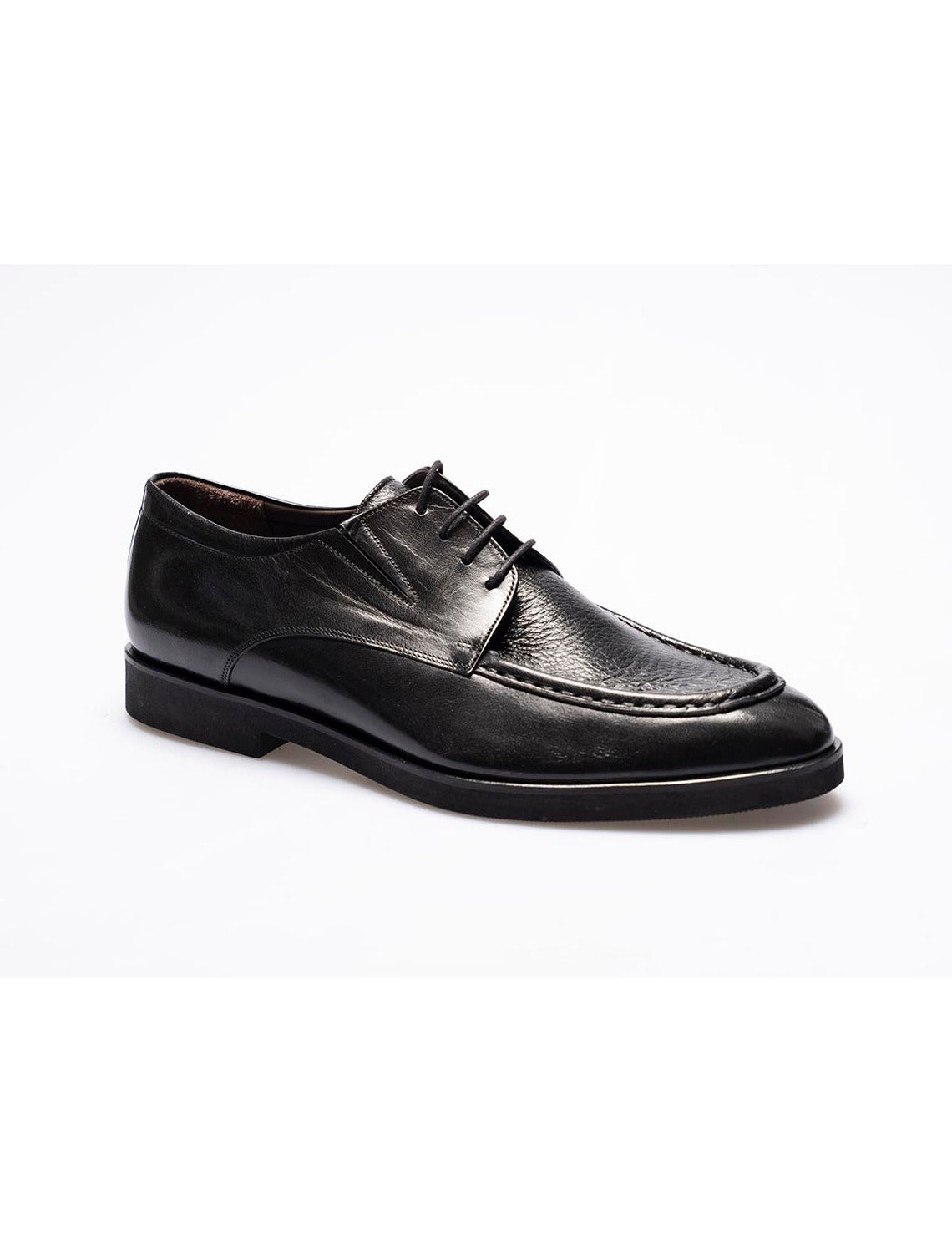 Men  Black  Genuine Leather Classic Shoes