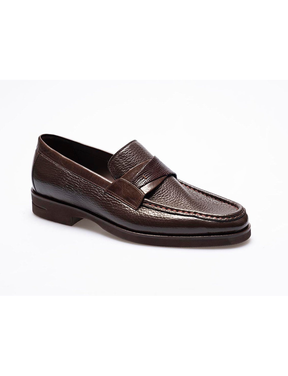 Men  Brown   Genuine Leather Classic Shoes