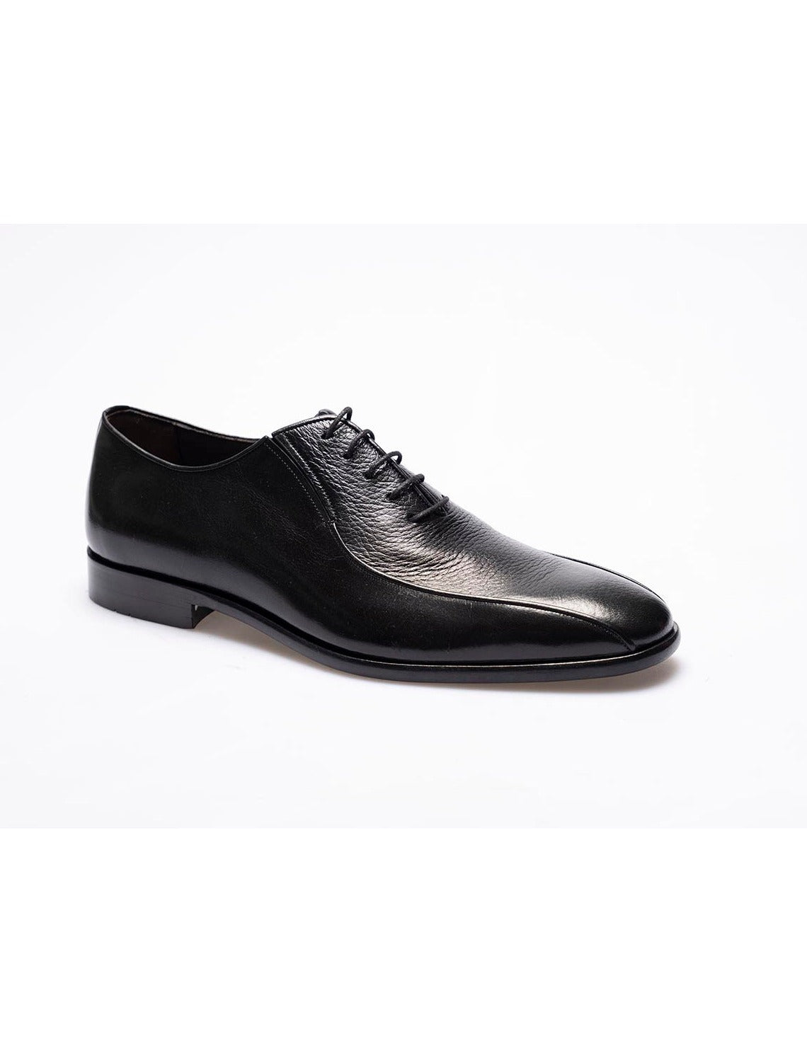 Men  Black  Genuine Leather Classic Shoes