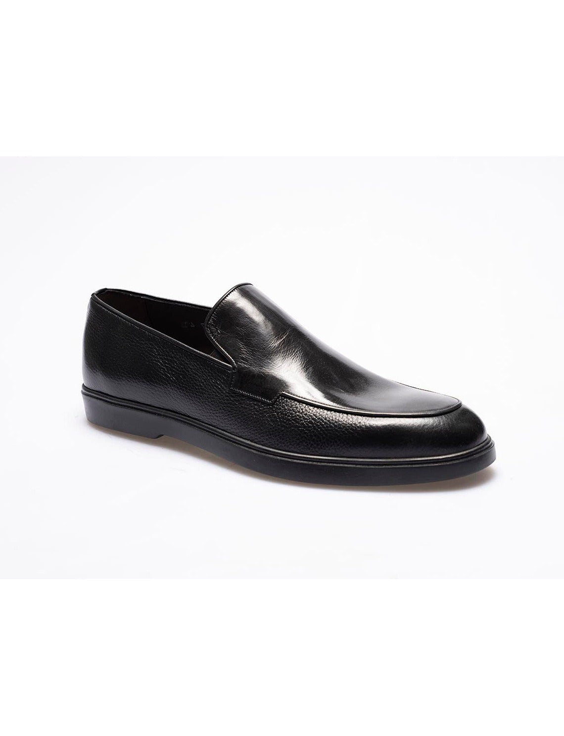 Men  Black  Genuine Leather Classic Shoes