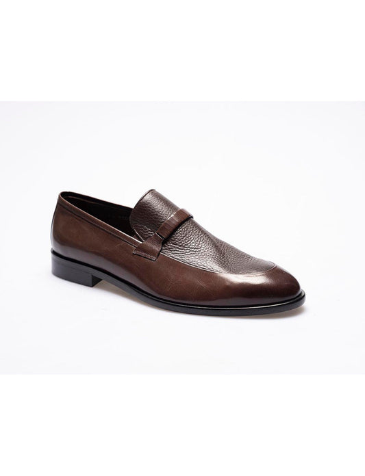 Men Brown Genuine Leather  Classic Shoes