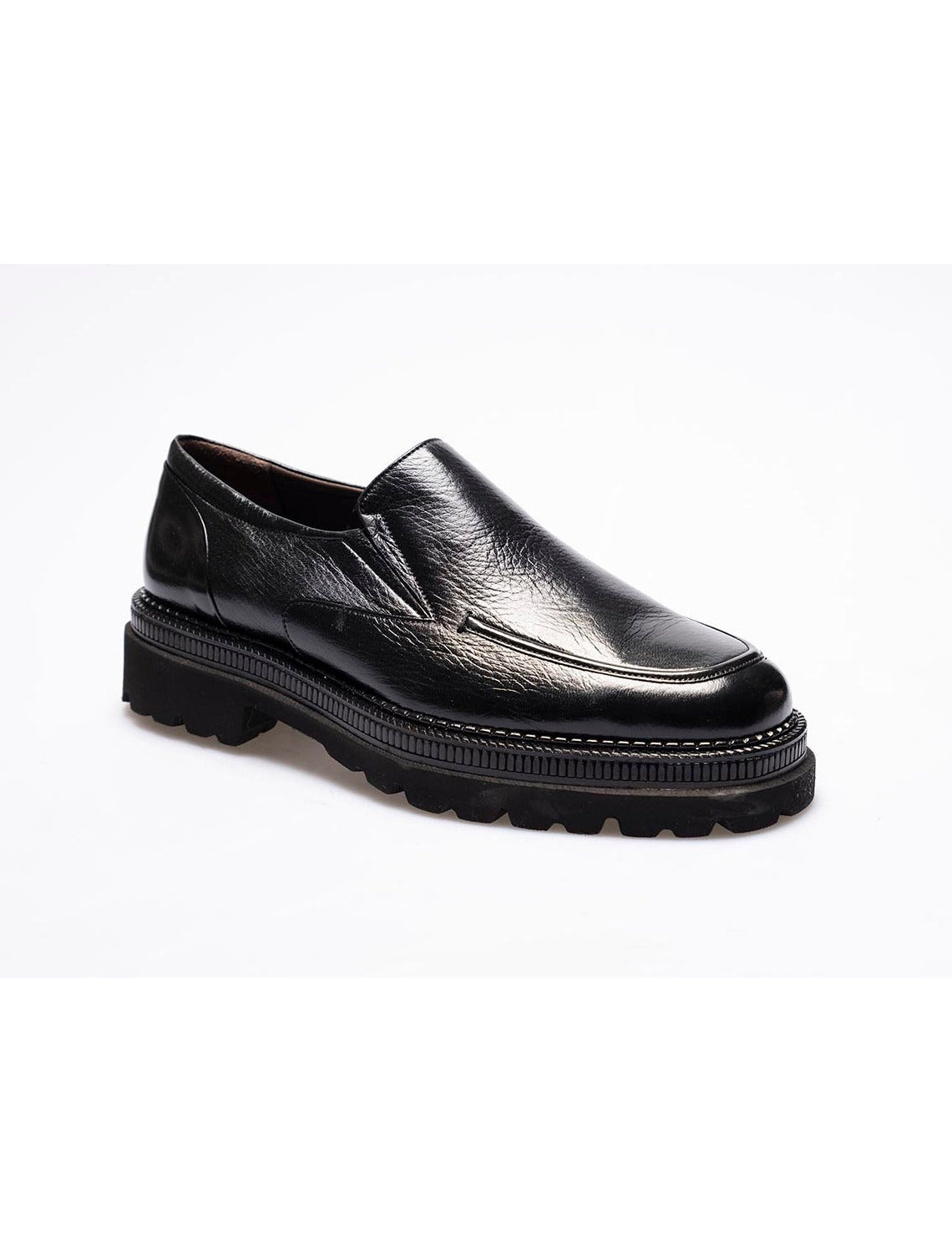 Men Black Genuine Leather  Classic Shoes