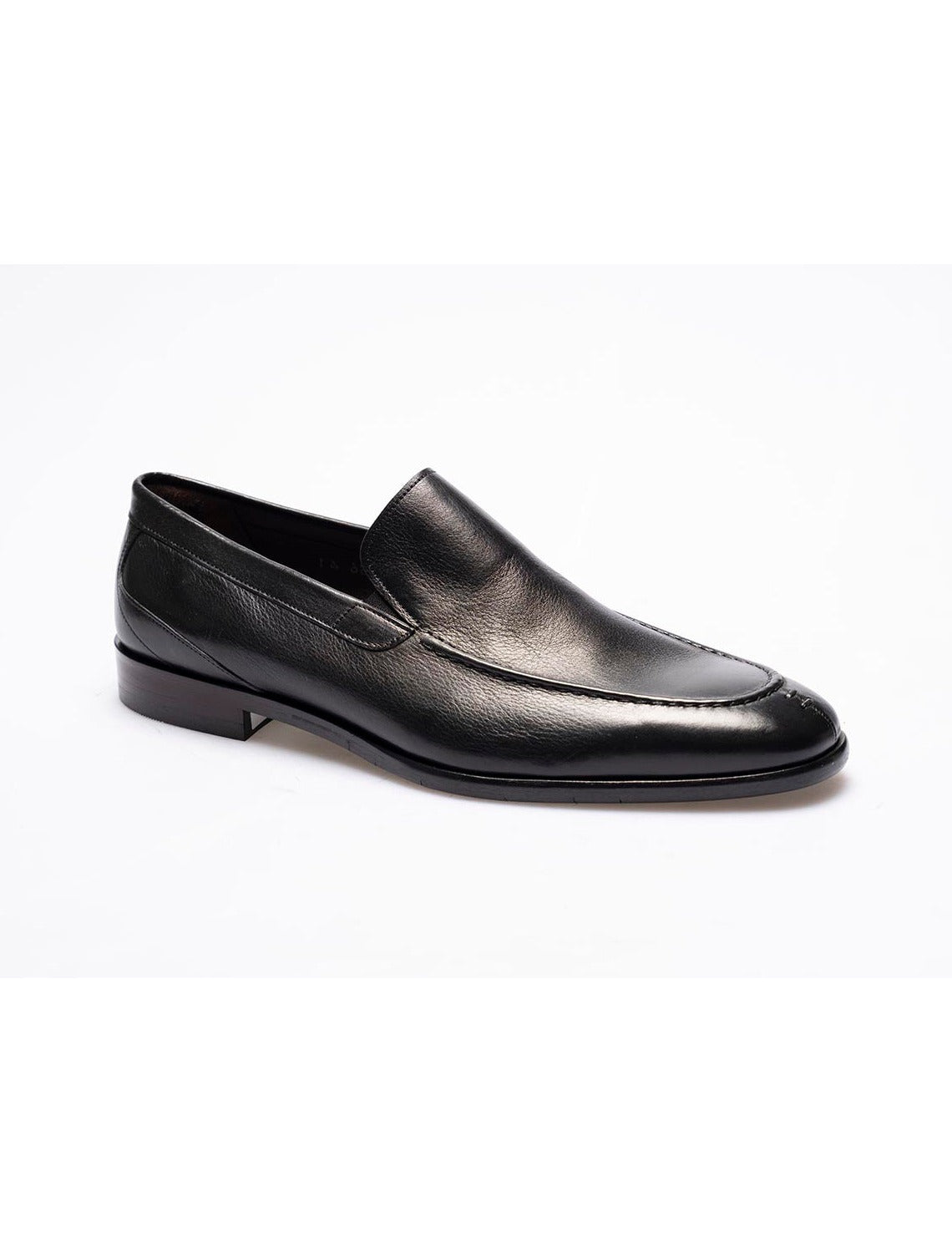 Men  Black  Genuine Leather Classic Shoes