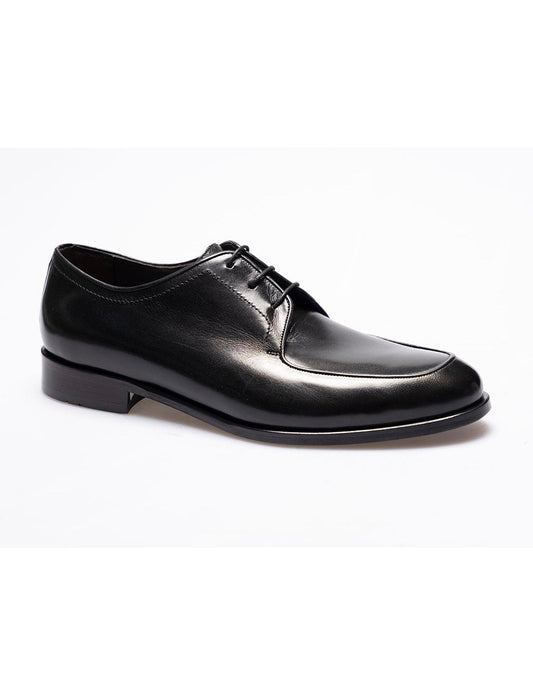 Men  Black  Genuine Leather Classic Shoes