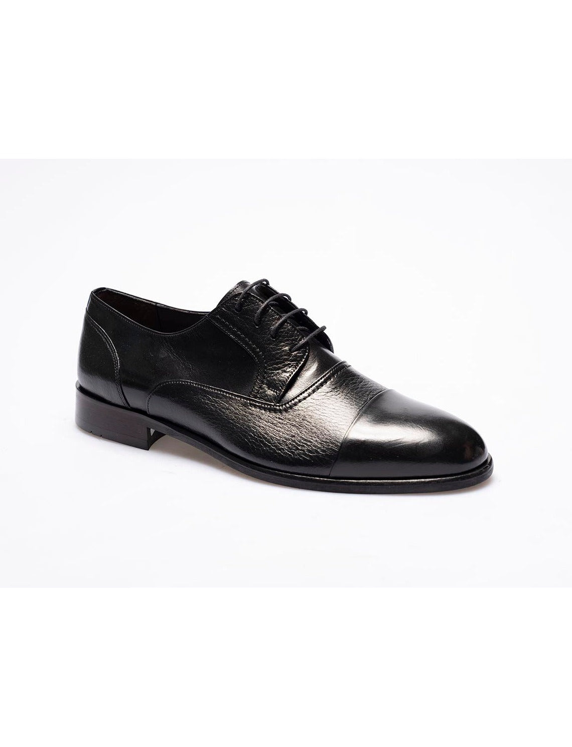 Men  Black Genuine Leather Classic Shoes