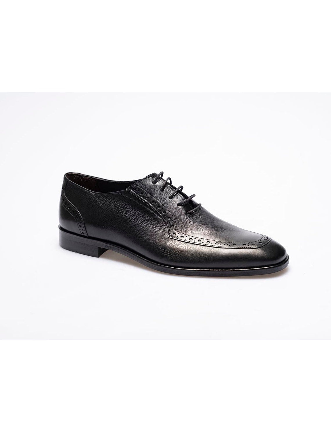 Men  Black Genuine Leather Classic Shoes