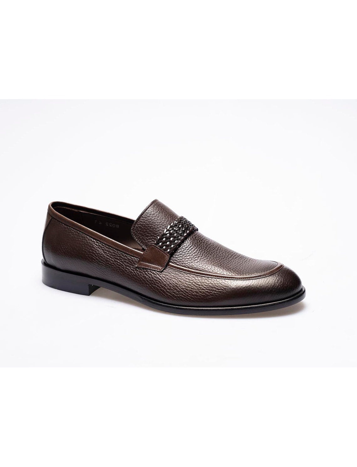 Men  Brown Genuine Leather Classic Shoes