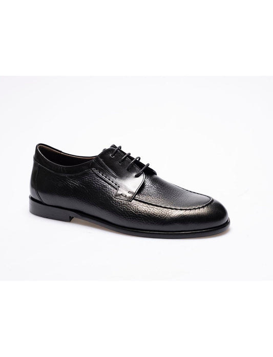 Men  Black  Genuine Leather Classic Shoes