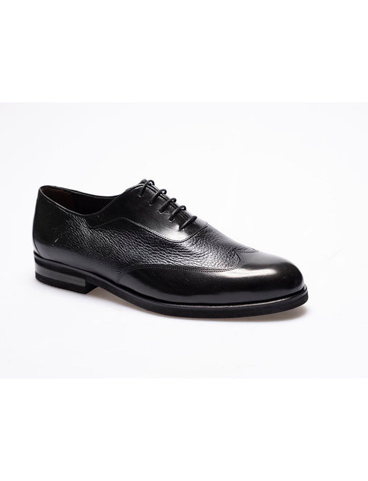 Men Black Genuine Leather  Classic Shoes