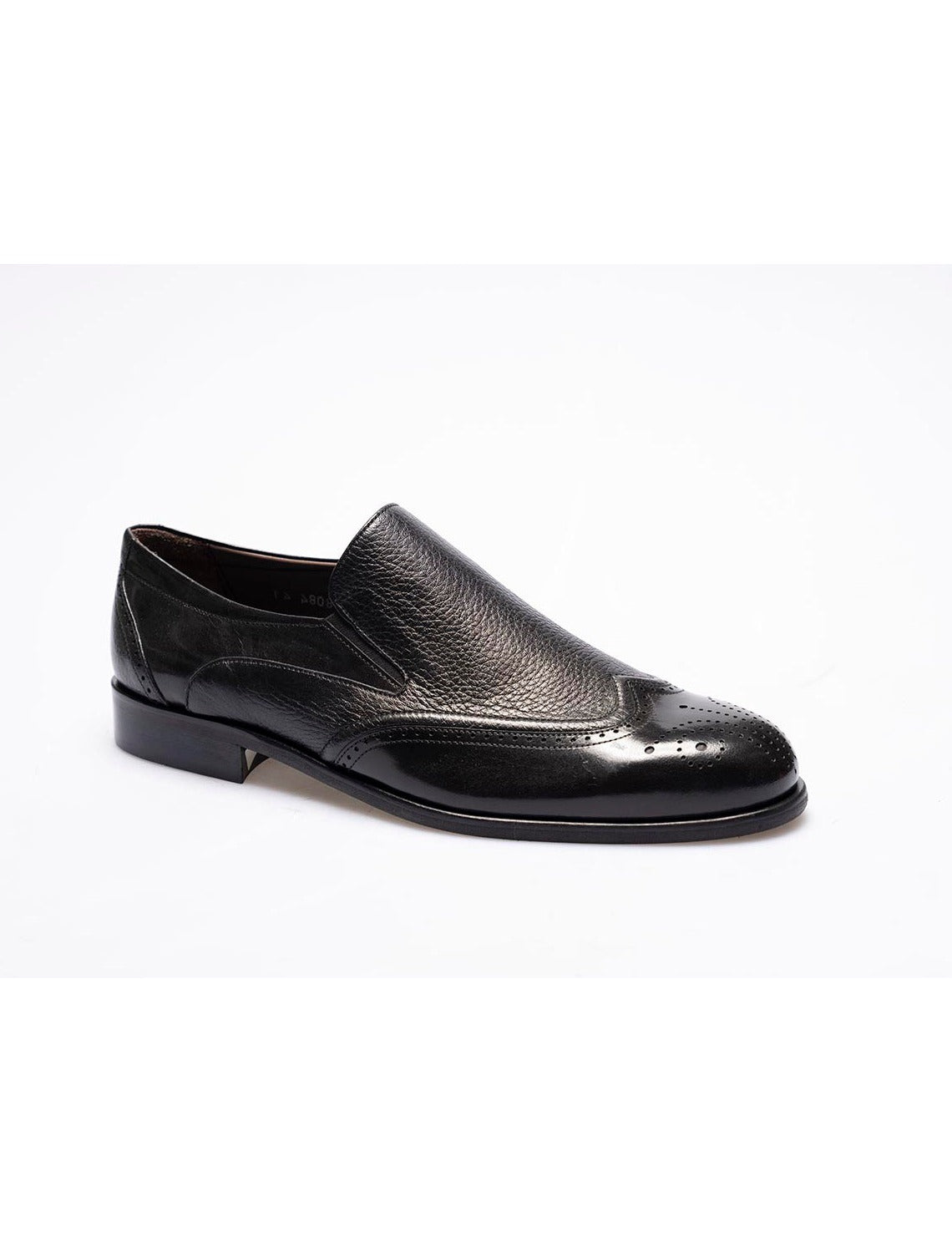 Men Black Genuine Leather  Classic Shoes