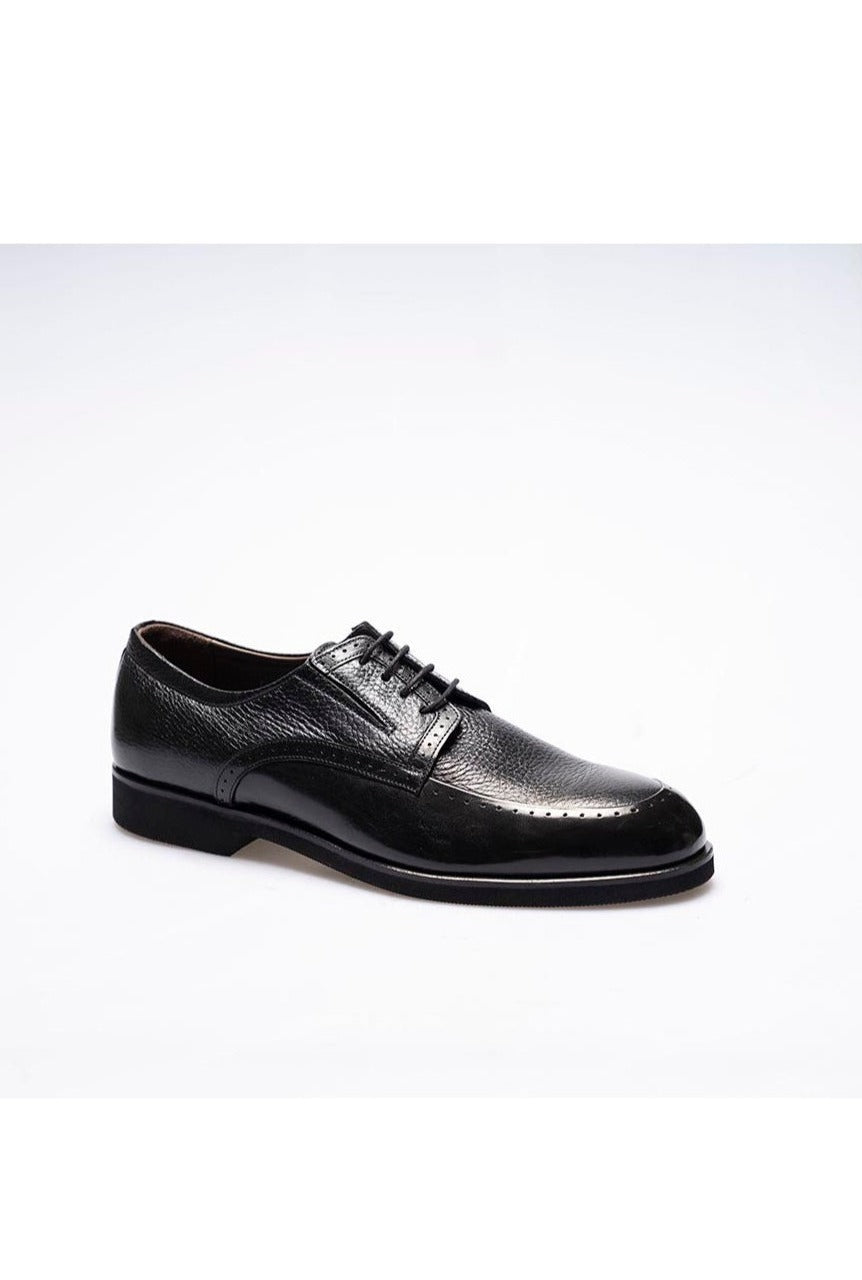 Men  Black   Genuine Leather Classic Shoes