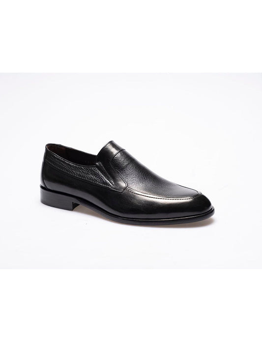 Men  Black  Genuine Leather Classic Shoes