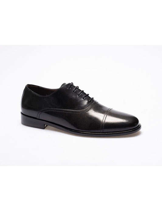 Men  Black  Genuine Leather Classic Shoes