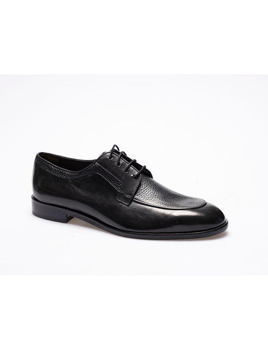 Men  Black Genuine Leather Classic Shoes